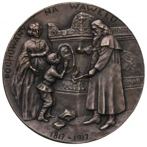 1917 Medal Kościuszko - pochowany na Wawelu