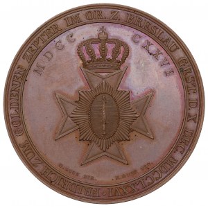 Śląsk, Medal utworzenie loży masońskiej we Wrocławiu 1826