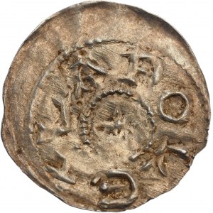 Bolesław IV Kędzierzawy (1146-73), Kraków, denar, PTAK i gwiazdka - RZADKOŚĆ