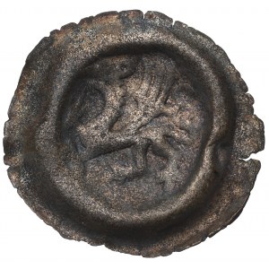 Pomorze Wschodnie, Sambor II Tczewski (1217-1278), brakteat, gryf - rzadki