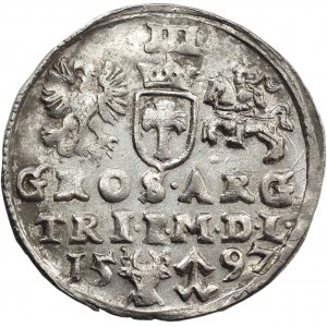 Sigismund, 3 groschen 1597, Vilnius