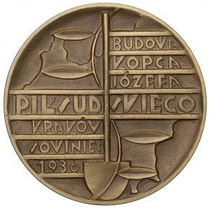 1936 Medal budowa Kopca Piłsudskiego