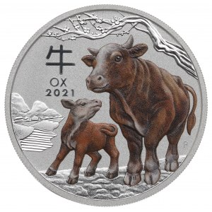 Australia, 1 dollar 2021 Year of the Ox