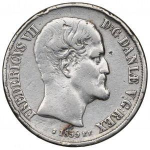 Denmark, 1 rigsdaler 1855