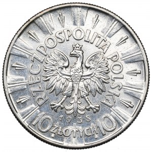 II Republic of Poland, 10 zloty 1938 Pilsudski