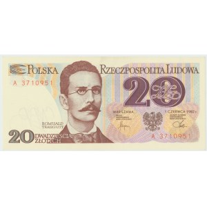 PRL, 20 złotych 1982 A