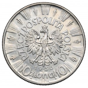 II Republic of Poland, 10 zloty 1936 Pilsudski