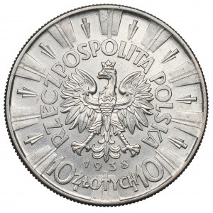 II Republic of Poland, 10 zloty 1938 Pilsudski