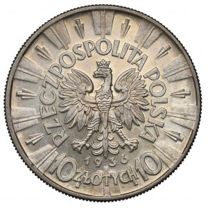 II Republic of Poland, 10 zloty 1936 Pilsudski