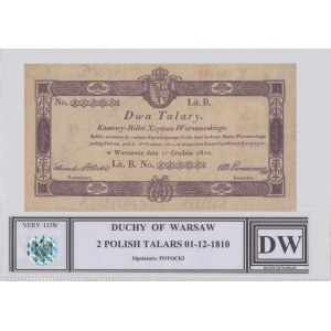 Księstwo Warszawskie, 2 talary 1810 - zestaw 2 egz. - reprodukcja