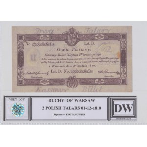 Księstwo Warszawskie, 2 talary 1810 - zestaw 2 egz. - reprodukcja