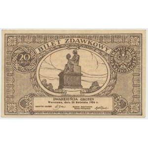 Second Republic, 20 pennies 1924