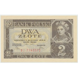 II RP, 2 gold 1936 BJ