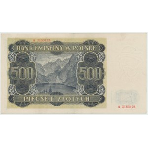 GG, 500 PLN 1940 A