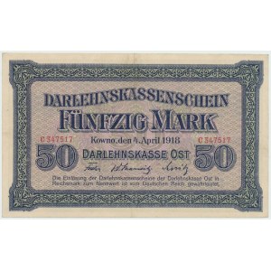 Kowno, 50 marek 1918