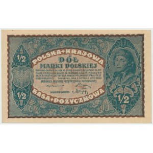 II RP, 1/2 marki polskiej 1920