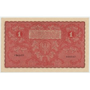 II RP, 1 marka polska 1919 I SERIA CF