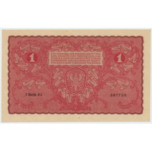 II RP, 1 marka polska 1919 I SERIA AL