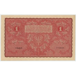 II RP, 1 Polish mark 1919 I SERIES C