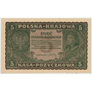 II RP, 5 marek polskich 1919 II SERIA CS