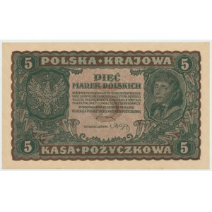 II RP, 5 marek polskich 1919 II SERIA DA