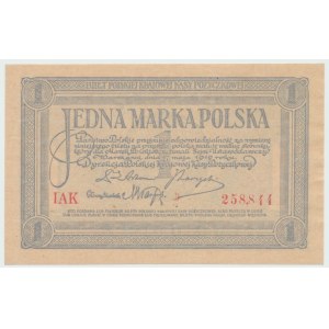 II RP, 1 marka polska 1919 IAK