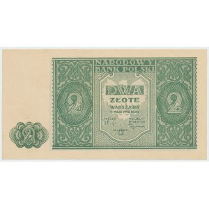 IIRP/PRL, 1/2 marki polskiej 1919 i 2 złote 1946 - Zestaw 2 egz.