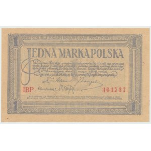 II RP, 1 marka polska 1919 IBP