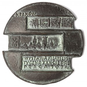PRL, Medal B. Chromy Wystawa filatelistyczna 1974