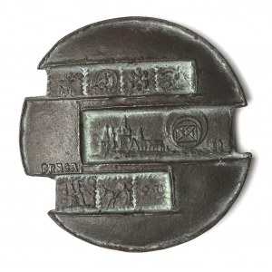PRL, Medal B. Chromy Wystawa filatelistyczna 1974