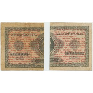 II Republic, 1 penny 1924 - Set right half and left half