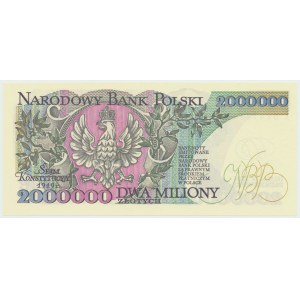 2 mln złotych 1992 z błędem  Sejm Konstytucyjy 1919r.