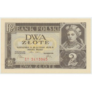 II RP, 2 gold 1936 CT