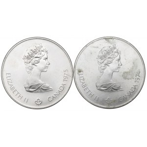 Canada, Lot of 5 dollars 1974-75