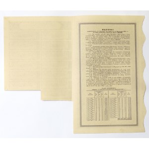 Obligacja 1000 złotych 5% Pożyczki terenowej Warszawy 1933