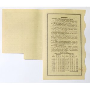 Obligacja 500 złotych 5% Pożyczki terenowej Warszawy 1933
