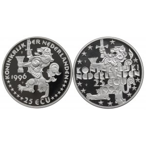 Netherlands, Lot 25 ecu 1994-96