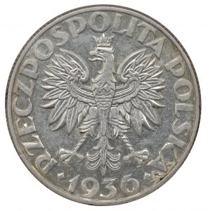 II Republic of Poland, 5 zloty 1936 Ship