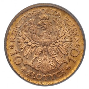 II Republic of Poland, 10 zloty 1925 - PCGS MS65