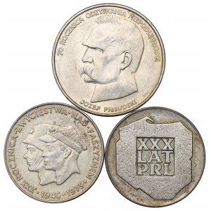 PRL, Zestaw 200-50.000 złotych 1974-88