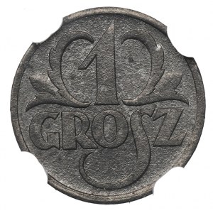 GG, 1 grosz 1939 - NGC MS63