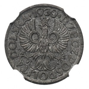 GG, 1 grosz 1939 - NGC MS63