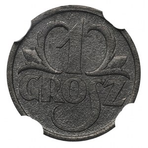 GG, 1 grosz 1939 - NGC MS64