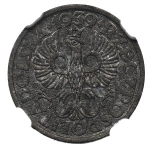 GG, 1 grosz 1939 - NGC MS64