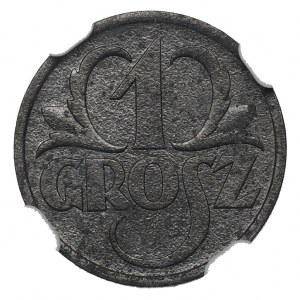 GG, 1 grosz 1939 - NGC UNC Details