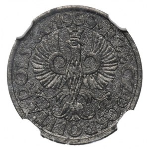 GG, 1 grosz 1939 - NGC UNC Details