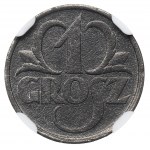 GG, 1 grosz 1939 - NGC MS65