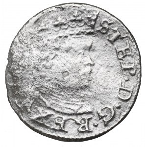 Stephen Bathory, 3 groschen 1586, Riga