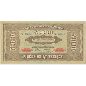 II RP, 50.000 marek polskich 1922 W