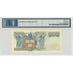 500.000 złotych 1993 L - PMG 67 EPQ
